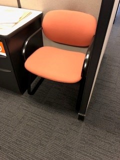 Orange Side Chairs