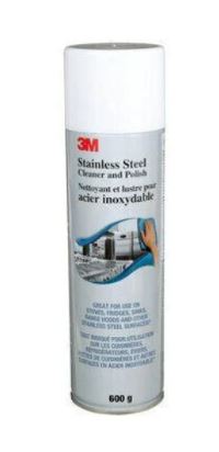 Can of stainless steel cleaner