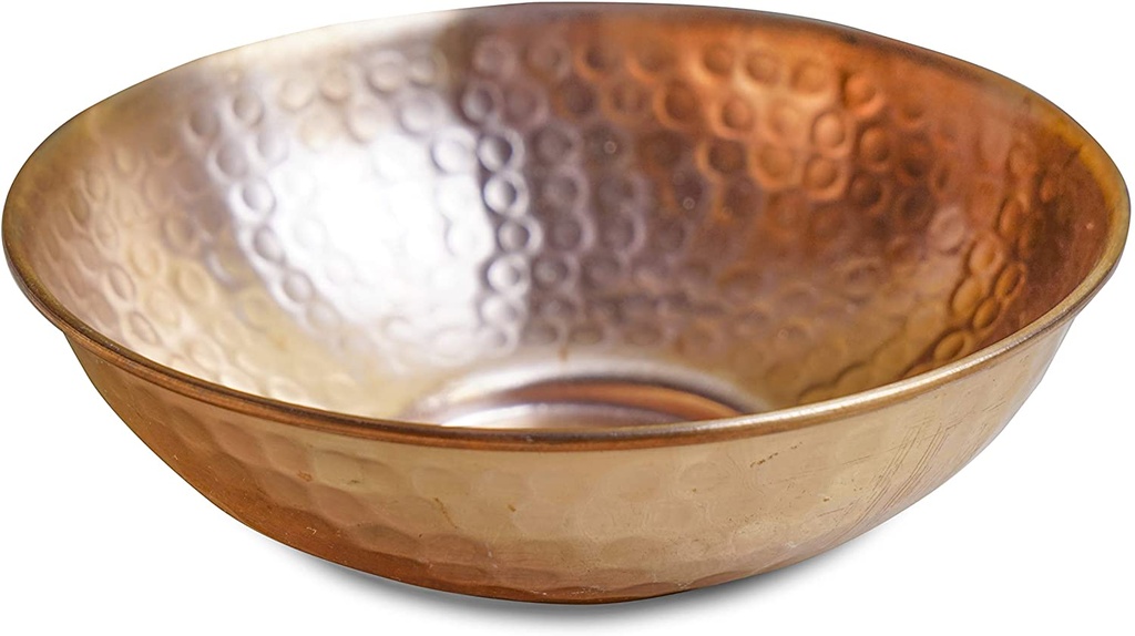 Hammered Copper Decorative Bowl