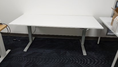 Humanscale white ergo desk