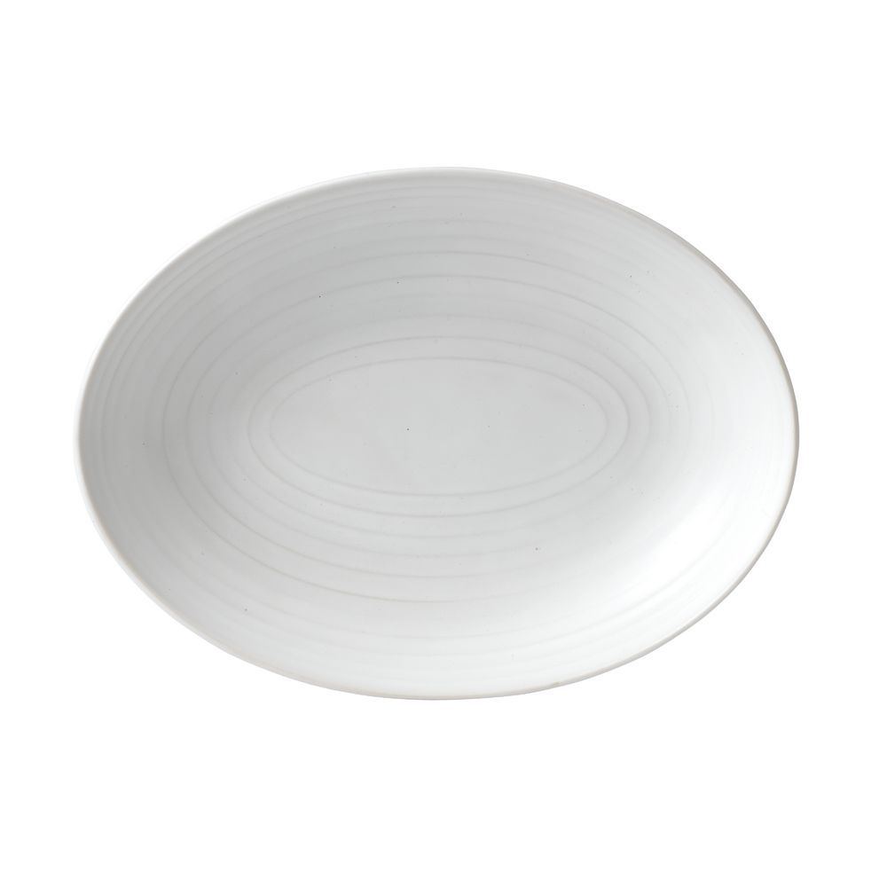 Small Shallow Whtie Ceramic Bowl