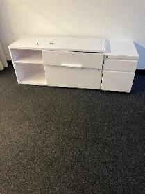 White cabinet