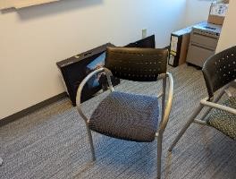 Chair, Guest, Black, 22" x 18" x 30"