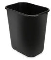 Trash Bin, 7 Gal, Plastic, 10.5" x 14.5" x 15"