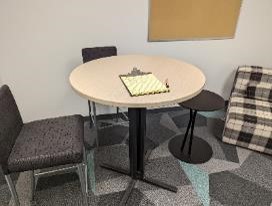 Table, Meeting, Round, White, 36" x 36" x 42"