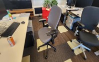 Chair, Task, Grey/Black