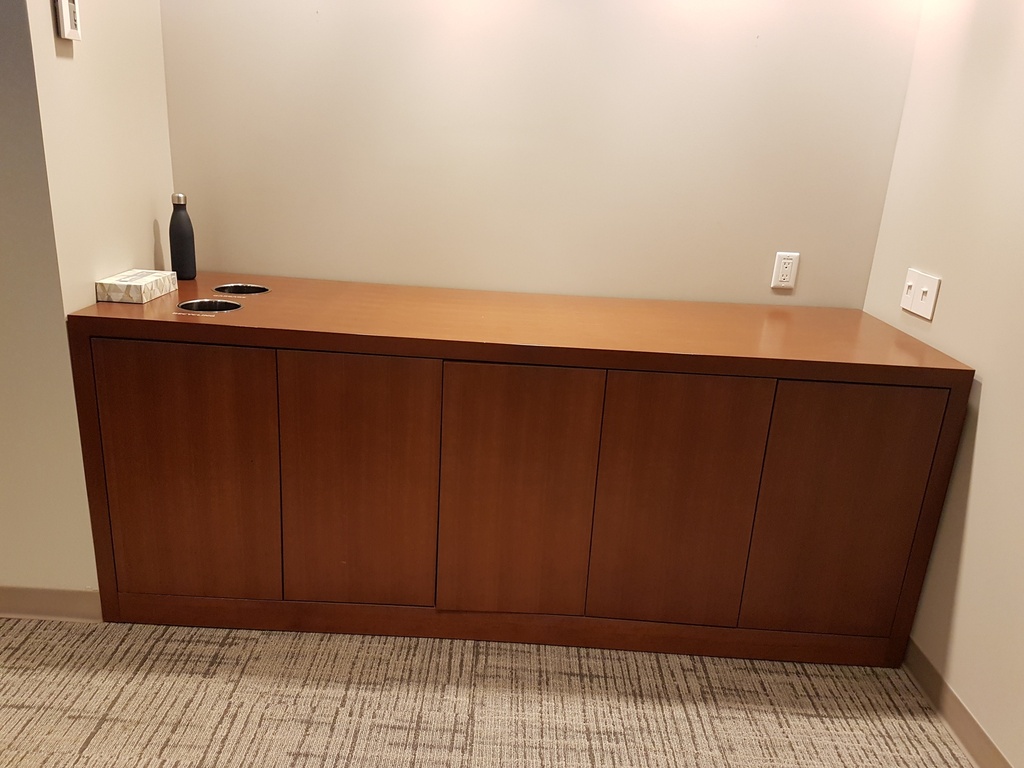 Wood Credenza - 7'6"x2'6"