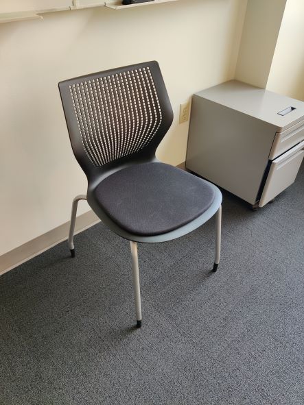 Black/Silver Conference Chair