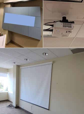 Projector w/screen