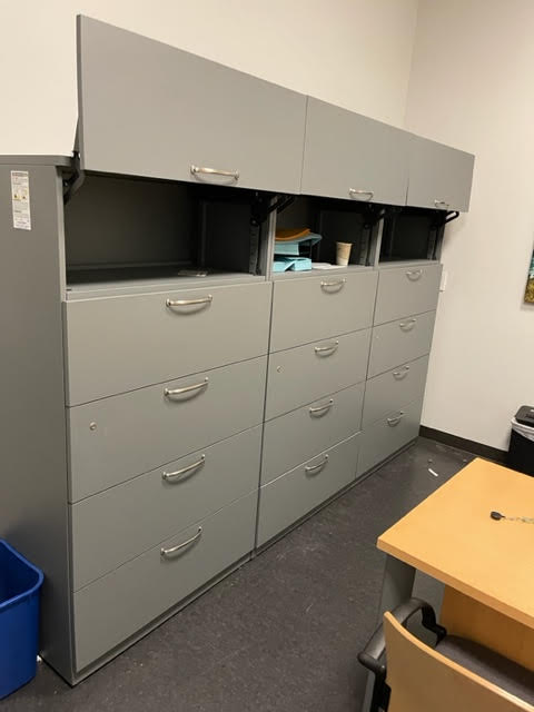 GRAY 5 DRAWER FILE