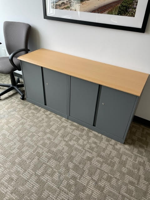 5’ METAL CREDENZA