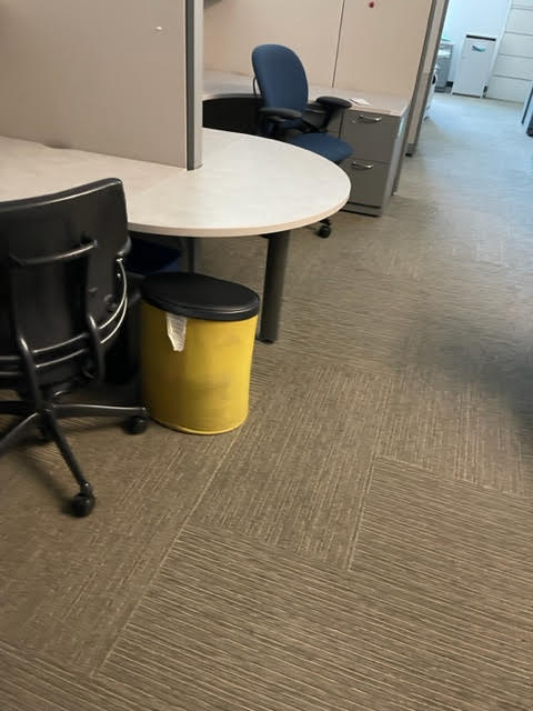 YELLOW OTTOMAN