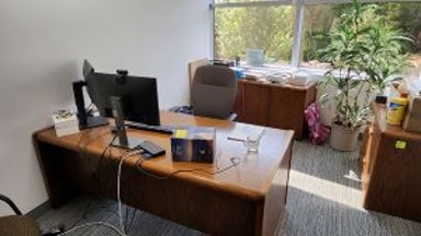 Desk &amp; Credenza 