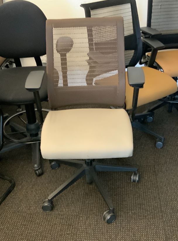 Taupe Think Task Chair
