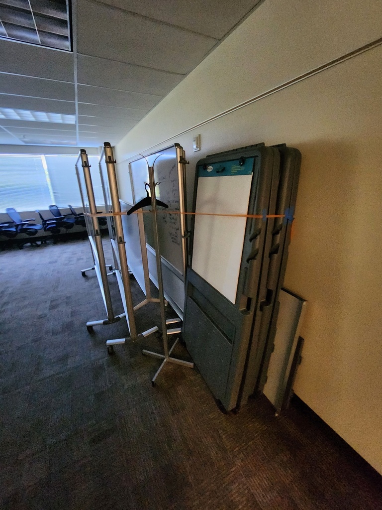 Plastic rolling easels