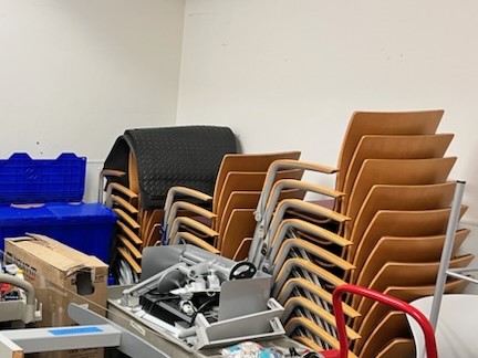 Wood Stacking Chairs 