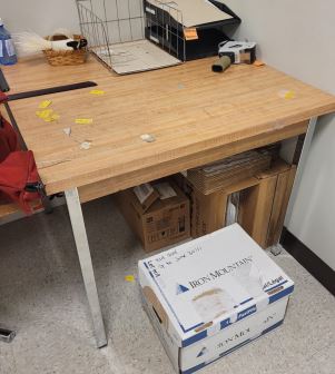 Old Wood Table, 36x36x29