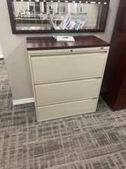 three drawer metal filing cabinet
