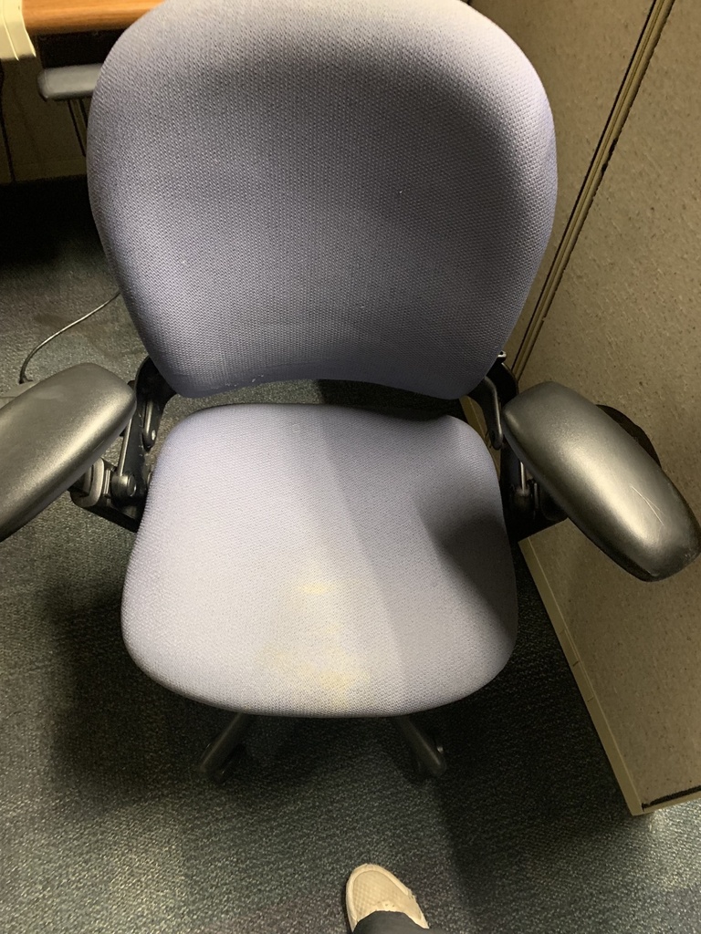 task chair - blue/grey