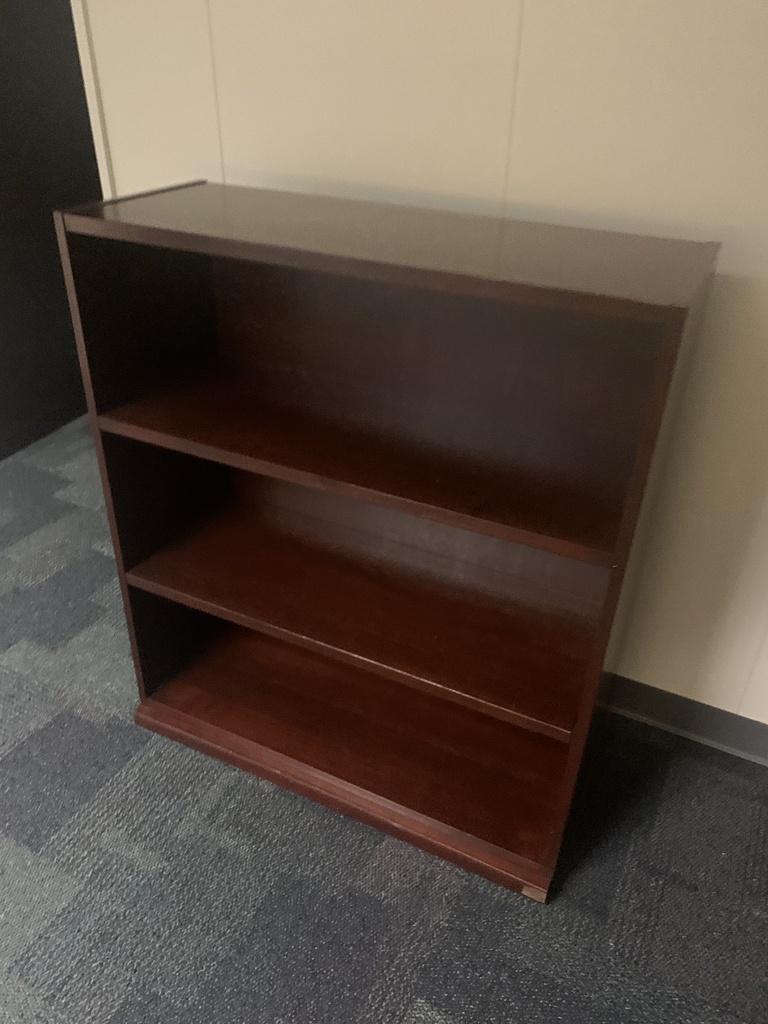 bookcase, wood 36"