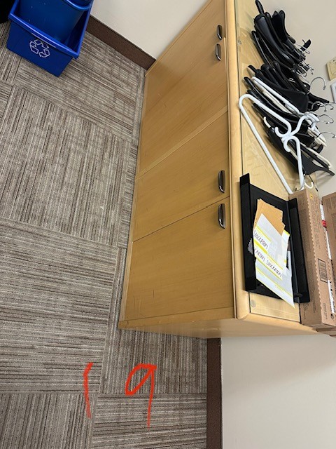 Bureau en forme de L