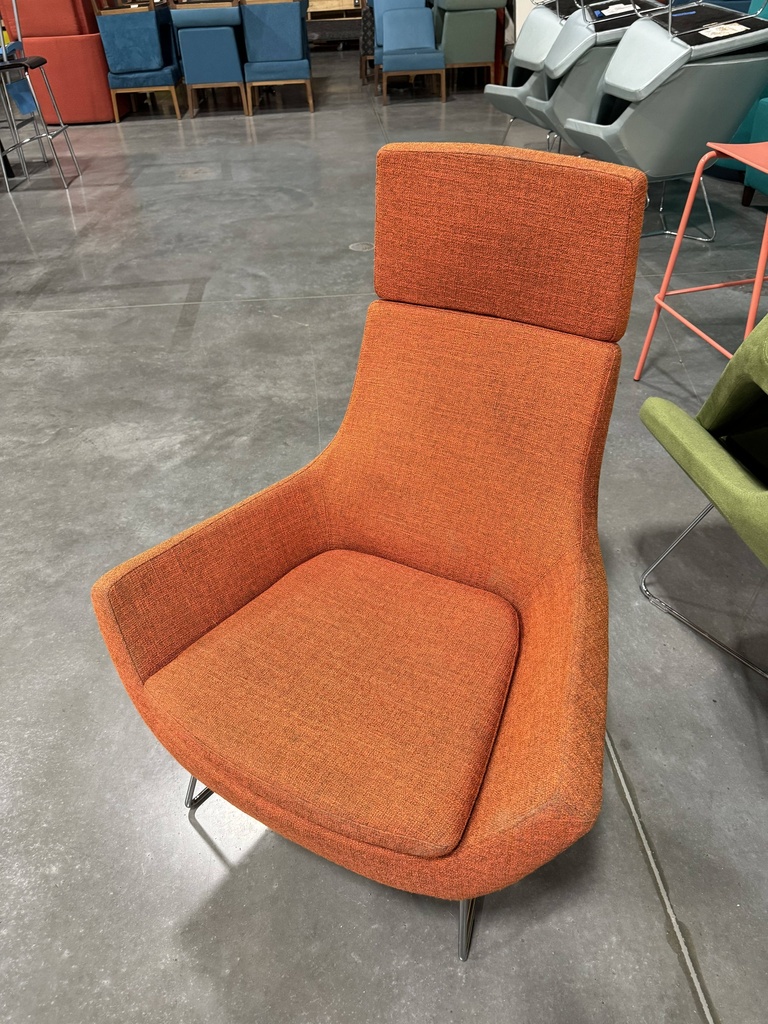 Orange Cloth Chair