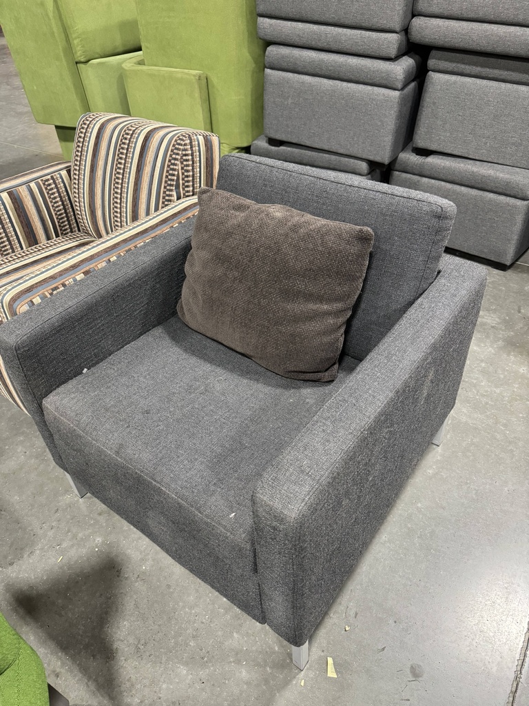 Gray Cloth Chair