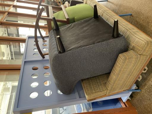 Lounge Chair - blue/grey