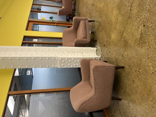 Lounge Chair - white and red