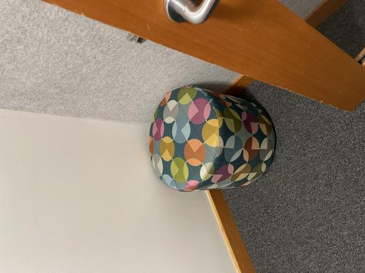 Ottoman - blue/pink/multi