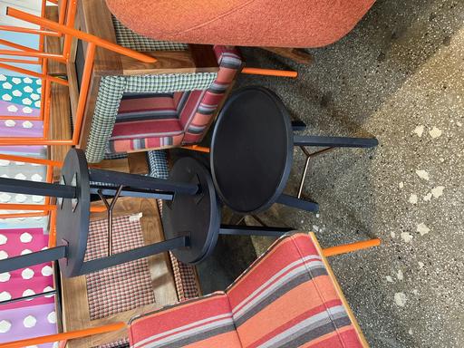 Side Table - black wood