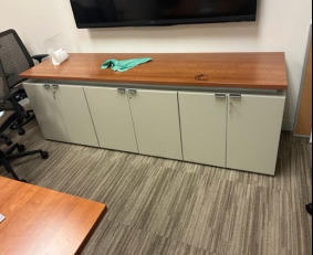 Credenza - wood and metal