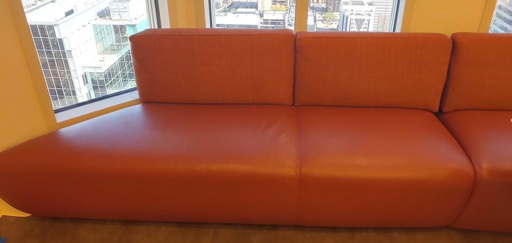 Orange Angle Soft Seating - Right