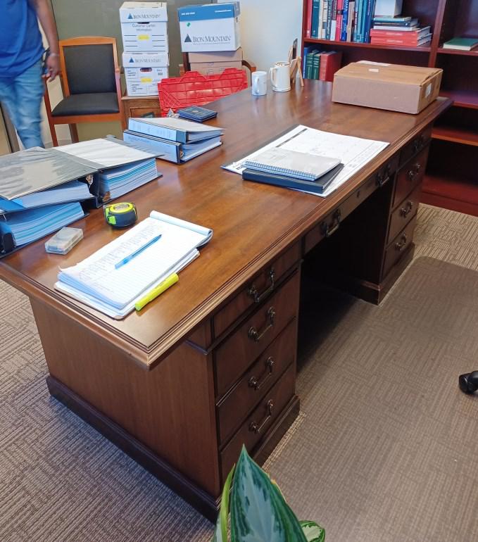 Desk 7’ X 3’-6”