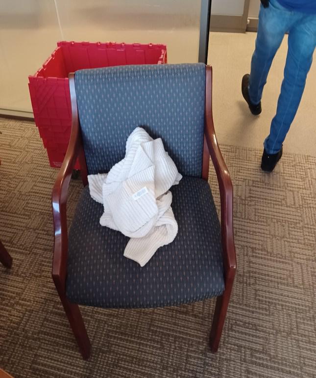 Guest Blue/Orange Chair