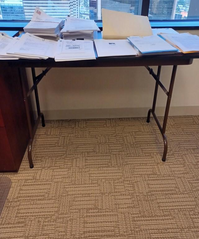 Folding Table 4’ X 18”