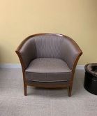 Striped Side Chair