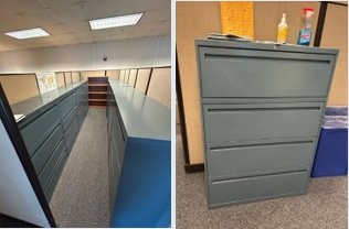 Grey Filing Cabinet