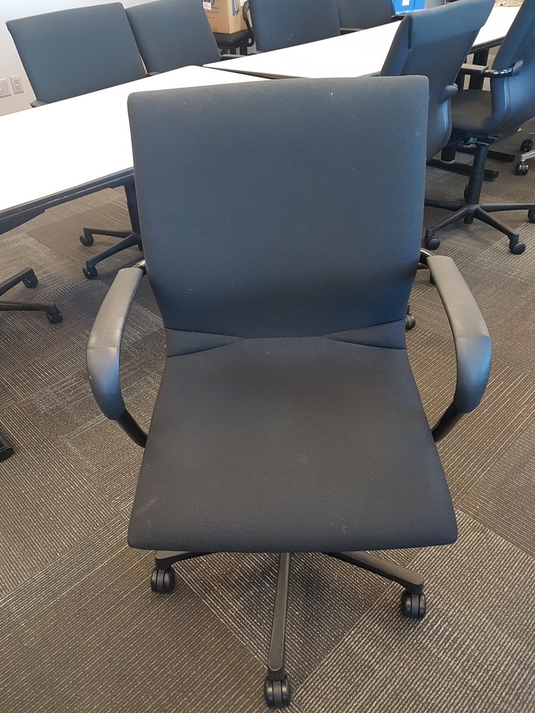Dark grey task chair