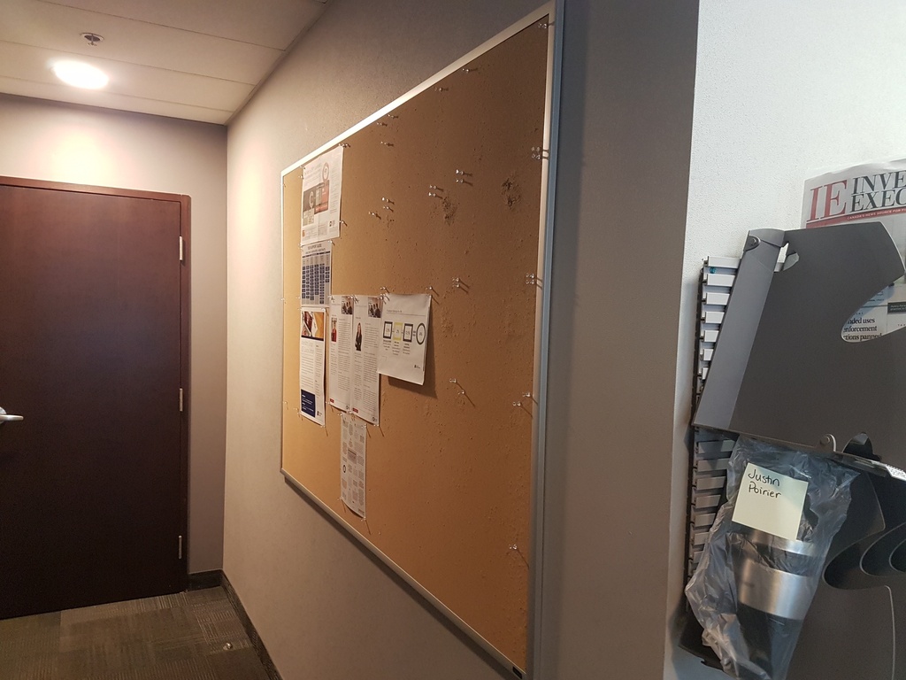 Large cork board