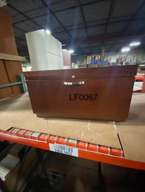 LATERAL FILE, 1-HIGH VENEER FRONT TOP &amp; SIDES RECESSED BASE  38W 20D 17¼H