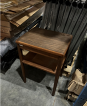Brown side table