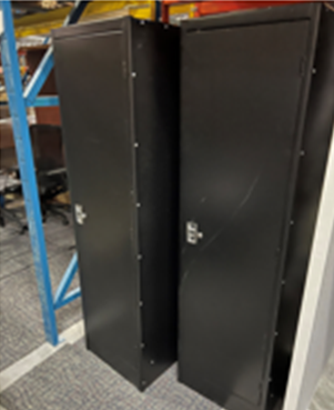 Black Metal Lockers