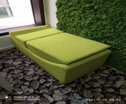 Green Lounge Bench