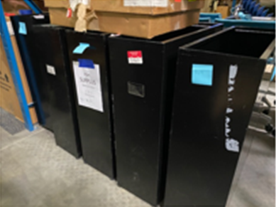 12x33x38 Blk Metal stick drawing hanging file cabinets