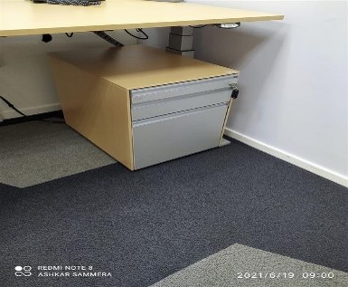 Wood Storage Pedestal (with lock)