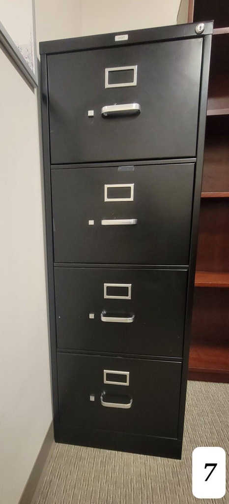 Black 4dr file cabinet