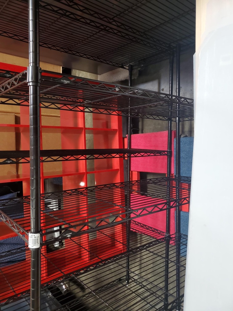 Black Metal Rack Shelf