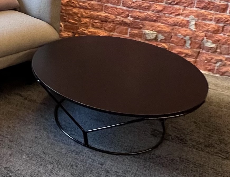 Black Round Coffee Table