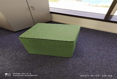Light Green Ottoman